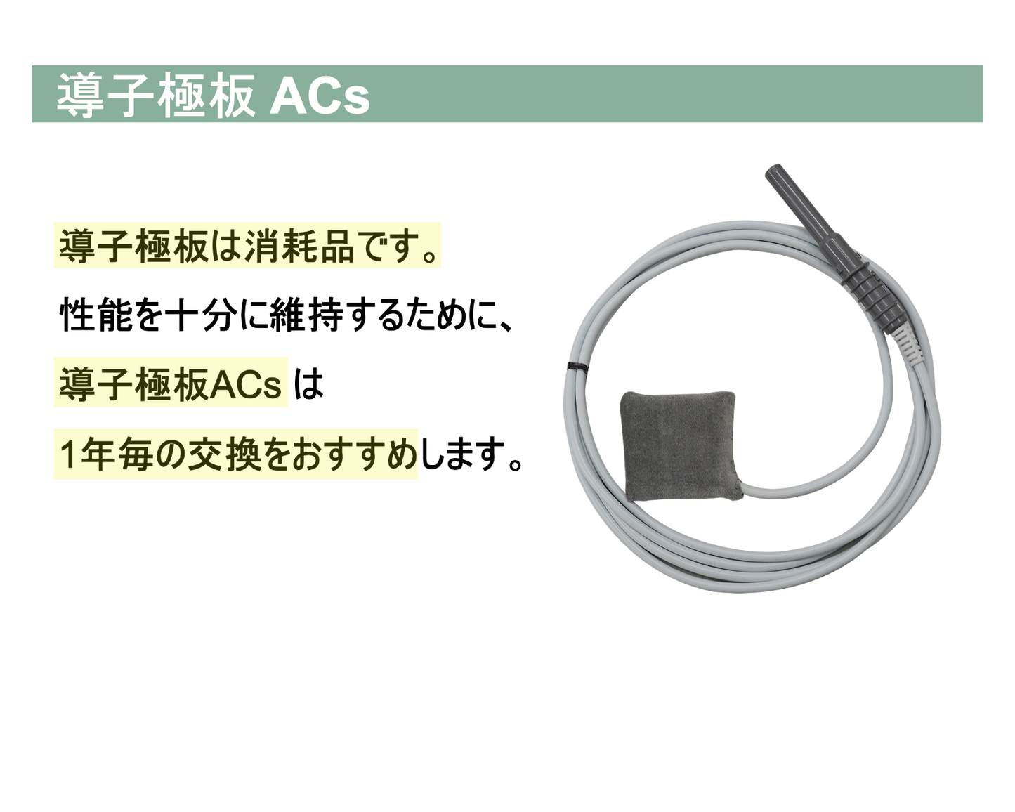 出力極板ACs (旧:導子極板)