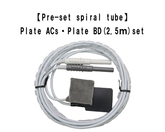 【Pre-set spiral tube】Plate ACs・Plate BD(2.5ｍ)set