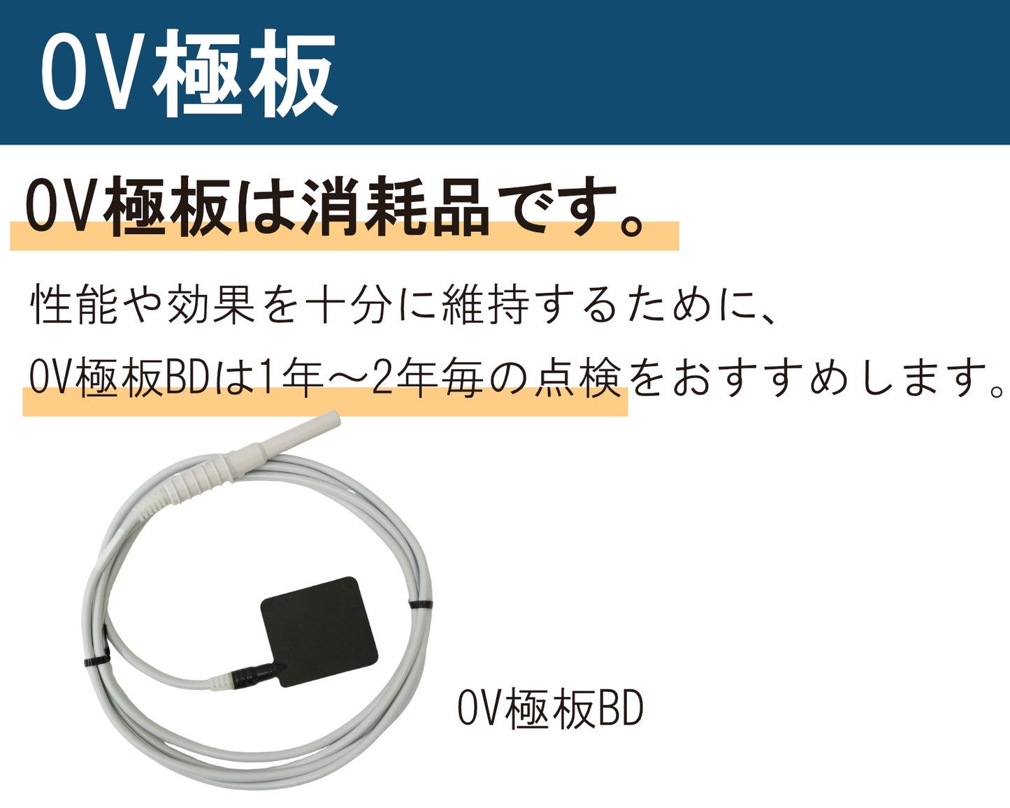 0V極板BD（旧：導子極板）